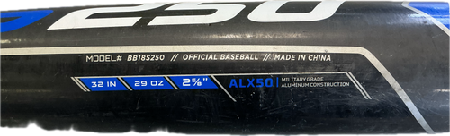 Vist Large View of Product Image Which is Used Easton S250 BB/SB High School -3 Bat 32"