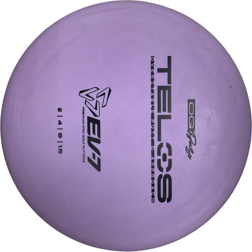 Vist Large View of Product Image Which is Used EV-7 TELOS Disc Golf Putter Purple 176g