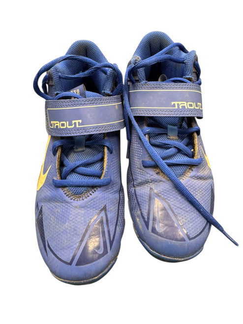 Vist Large View of Product Image Which is Used Nike TROUT BB/SB Cleats Royal Blue Junior 05.5