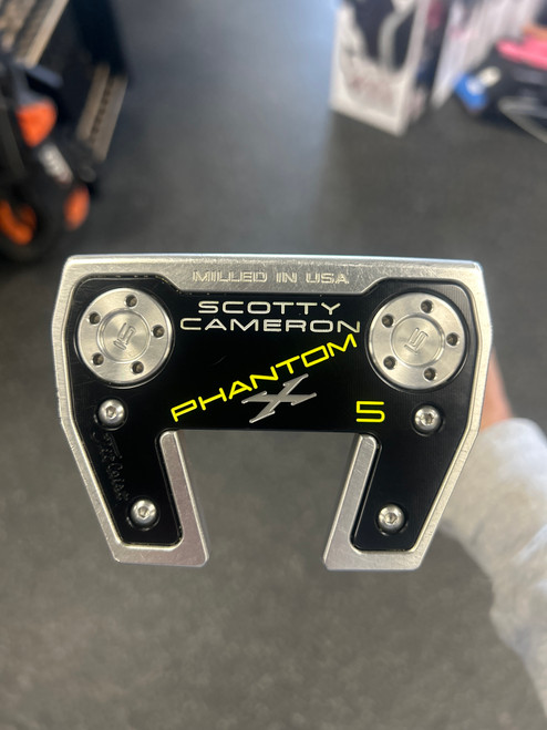 Vist Large View of Product Image Which is Used Titleist SCOTTY CAMERON PHANTOM X 5 Mens Putter RH