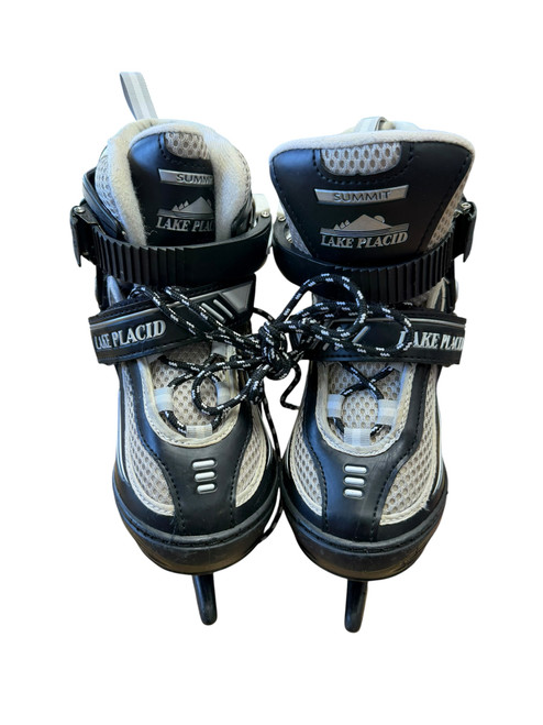 Vist Large View of Product Image Which is Used Lake Placid ADJUSTABLE 10-13 Junior Hockey Skate Adjustable