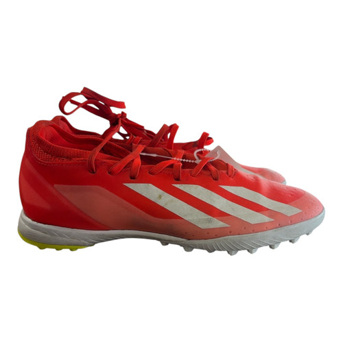 Vist Large View of Product Image Which is Used Adidas Soccer Indoor Shoes Orange Senior 7.5
