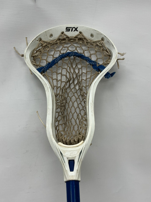 Vist Large View of Product Image Which is Used STX STX SURGEON HEAD W WARRIOR DIAMOND SHAFT Men Atk/Mid Complete Stick Royal Blue