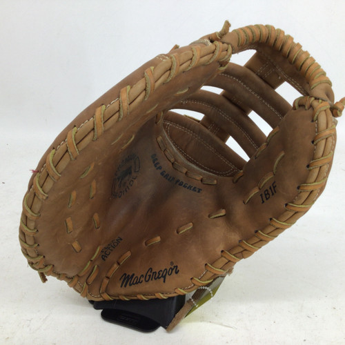 Vist Large View of Product Image Which is Used MacGregor PROFESSIONAL MODEL 13 IN LHT FB GLOVE BB/SB Glove LH Throw Brown 13"