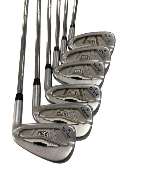 Vist Large View of Product Image Which is Used Ping S56 BLUE DOT Mens Iron Set RH 5I-PW