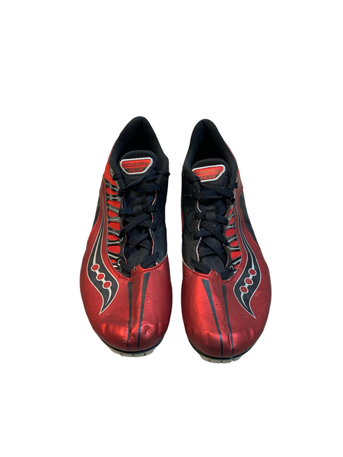 Vist Large View of Product Image Which is Used Score-Right Track & Field Cleats Adult Red Senior 13