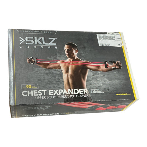 Vist Large View of Product Image Which is Used SKLZ CHEST EXPANDER Resistance Tube Red Medium
