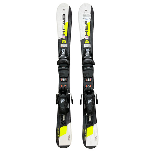 Vist Large View of Product Image Which is Used Head SUPER SHAPE TEAM Boys DH Ski/Binding Yellow 87 cm