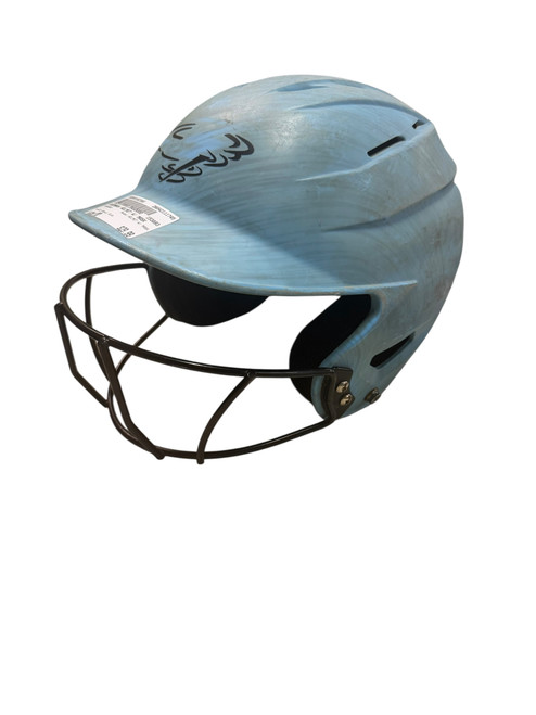 Vist Large View of Product Image Which is Used BoomBah HELMET W/ MASK Batting Helmet w/Mask Royal Blue MD