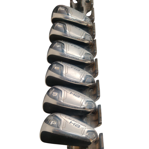 Vist Large View of Product Image Which is Used Cleveland LAUNCHER HB TURBO Mens Iron Set Right Hand 5I-PW