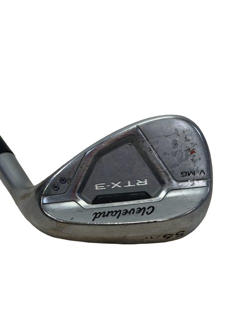Vist Large View of Product Image Which is Used Cleveland RTX-3 V-MG 11deg bounce Golf Wedge Mens RH 56 Degree 35.25" w/ N.S.Pro Modus3 115 Wedge Flex Shaft