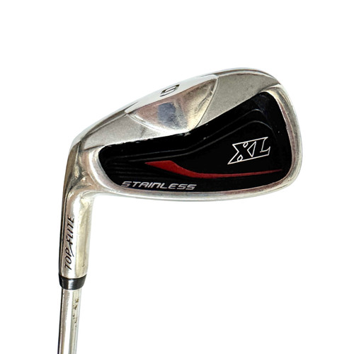 Vist Large View of Product Image Which is Used Top Flite XL Men's LH 9 Iron Steel Shaft