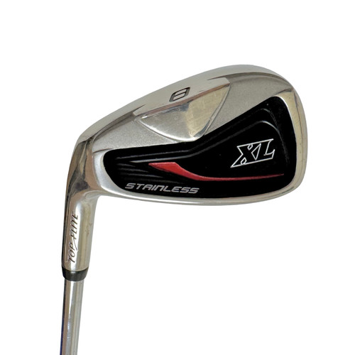 Vist Large View of Product Image Which is Used Top Flite XL Men's LH 8 Iron Steel Shaft