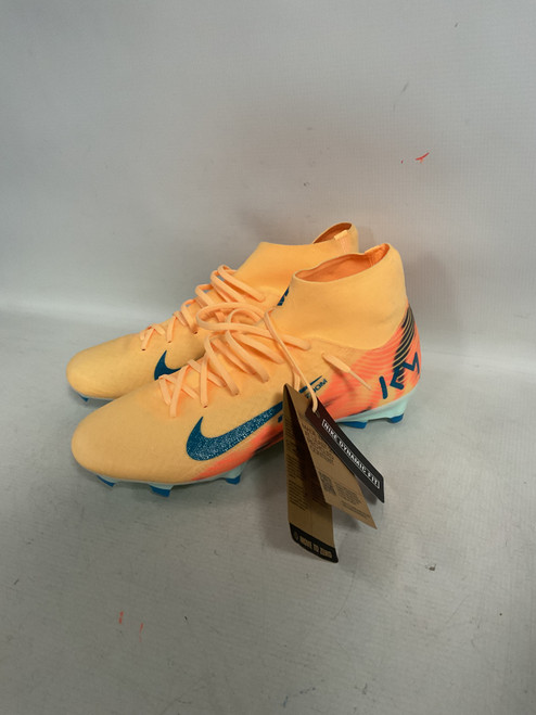 Vist Large View of Product Image Which is Used Nike Soccer Cleats Orange Senior 9