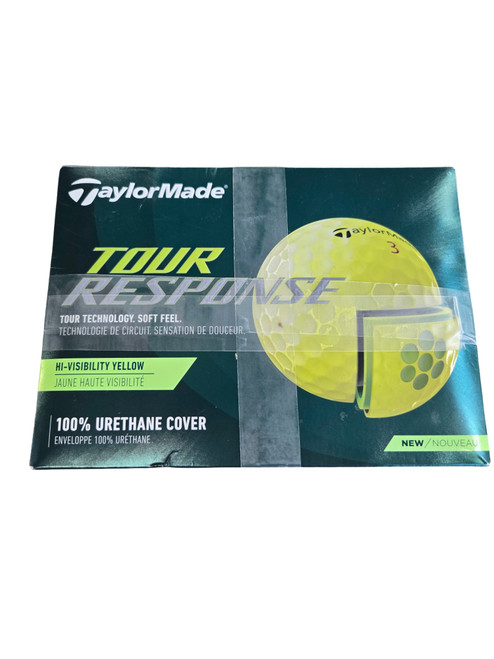 Vist Large View of Product Image Which is Used Taylormade TOUR RESPONSE HI VIZ 12 PACK BALLS 12 Pack - Golf Balls