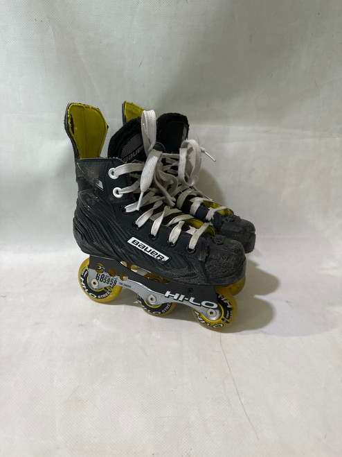 Vist Large View of Product Image Which is Used Bauer INSKT RS JR 1 Junior Aggressive Skates Black Junior 01