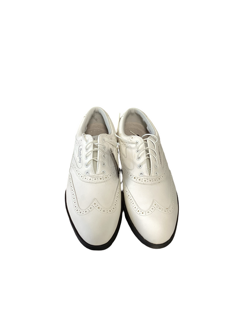 Vist Large View of Product Image Which is Used Foot Joy Mens Golf Shoes White Senior 7.5