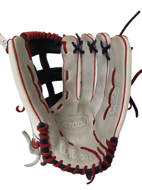 Vist Large View of Product Image Which is Used Wilson A1000 1922 The Moment Autism Speaks Glove RH Throw 13"