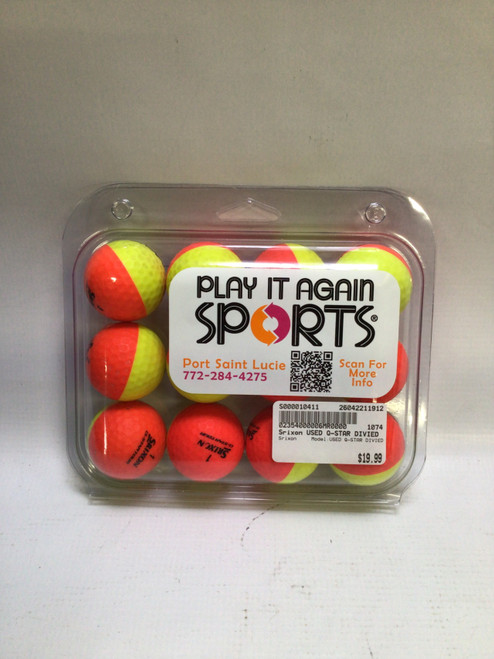 Vist Large View of Product Image Which is Used Srixon USED Q-STAR DIVIED 12 Pack - Golf Balls