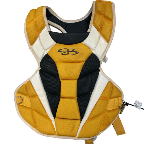 Vist Large View of Product Image Which is Used BoomBah INTERMEDIATE CHEST PROTECTOR Catchers Chest Protector Yellow Intermed