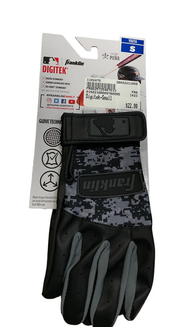 Vist Large View of Product Image Which is Franklin Digitek Batting Gloves- Small