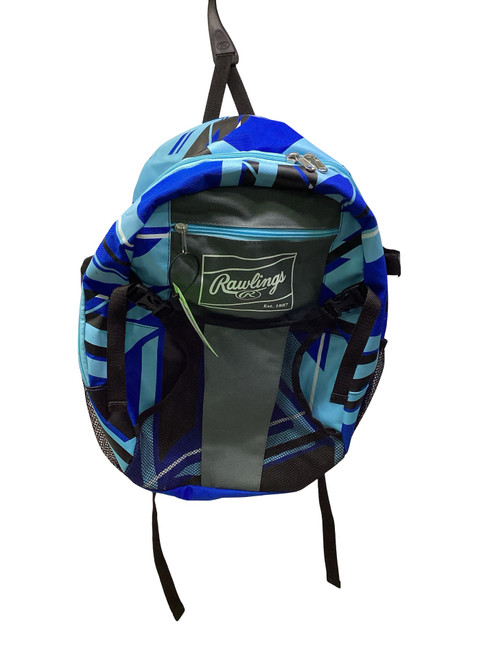 Vist Large View of Product Image Which is Used Rawlings 2 BAT BACKPACK BB/SB Player Carry Bag Royal Blue
