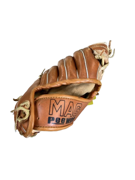 Vist Large View of Product Image Which is Used MAG BB/SB Glove RH Throw Brown 10"
