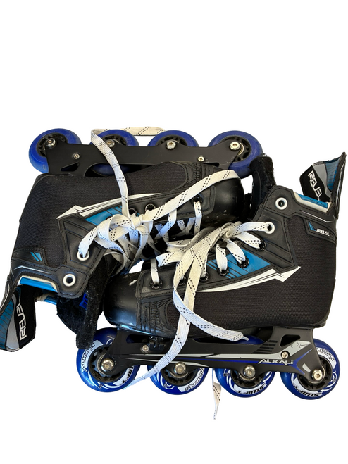 Vist Large View of Product Image Which is Used Alkali REVEL ADJ 2-5 Junior Aggressive Skates Black Adjustable