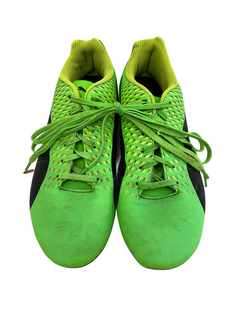 Vist Large View of Product Image Which is Used Puma Adreno Jr 6 Soccer Cleats Green