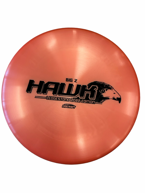Vist Large View of Product Image Which is Used Discraft BIG Z HAWK Disc Golf Mid Range Orange