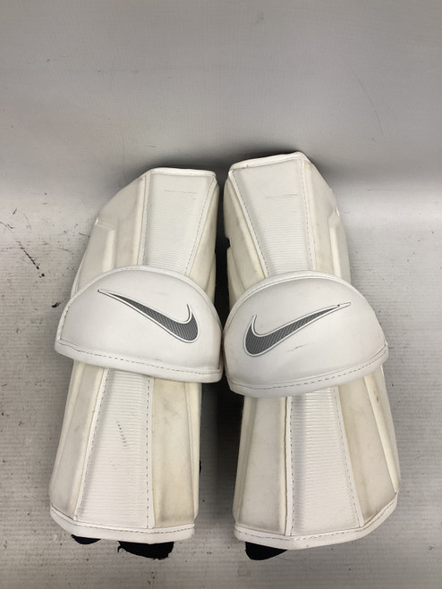 Vist Large View of Product Image Which is Used Nike VAPOR ARM GUARD Lacrosse Arm Pads/Guards White LG