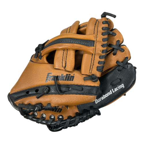 Vist Large View of Product Image Which is Used Franklin RTP BB/SB Glove RH Throw Brown 9 1/2"
