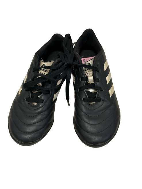 Vist Large View of Product Image Which is Used Adidas GOLETTO VIII TF GY5781 Jr Turf Soccer Shoes Black Youth 13.0