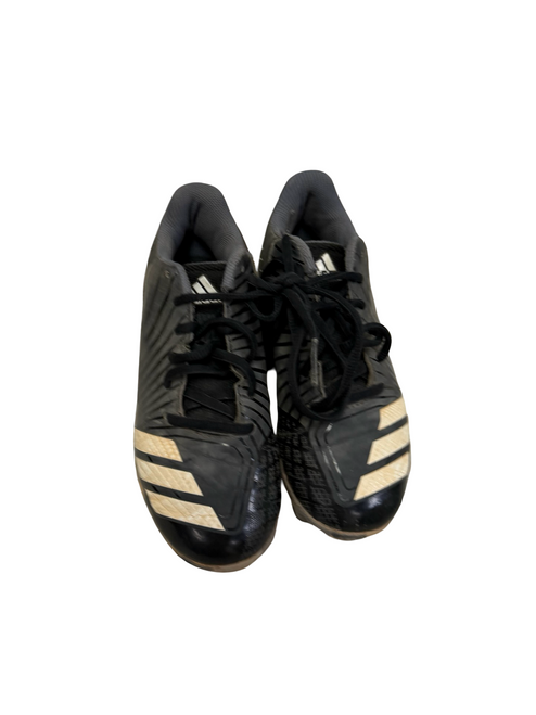 Vist Large View of Product Image Which is Used Adidas ICON MD B39227 Baseball Cleats Black Youth 13.0