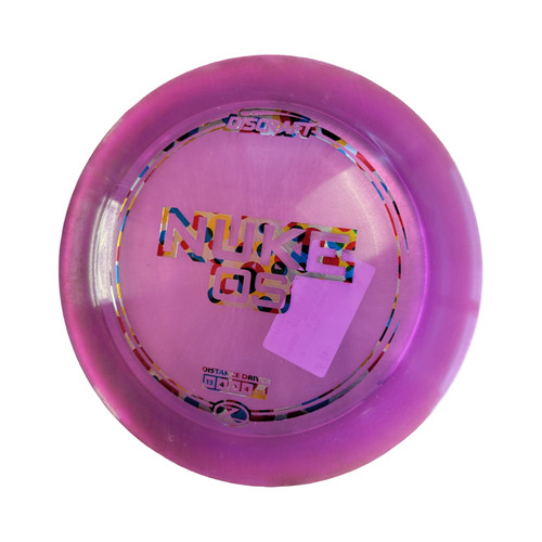 Vist Large View of Product Image Which is Used Discraft NUKE SS Z Disc Golf Driver Pink
