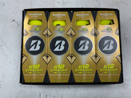Vist Large View of Product Image Which is Used Bridgestone E12 W/MINDSET 12 Pack - Golf Balls