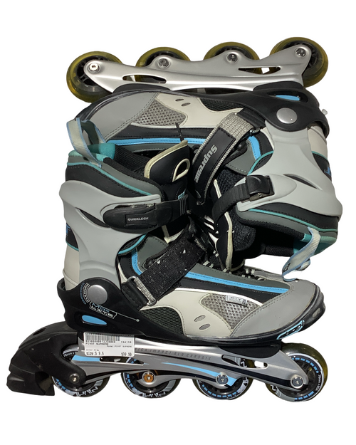 Vist Large View of Product Image Which is Used PIVOT SUPREME Senior Rec Fitness Skates Grey Senior 9.5
