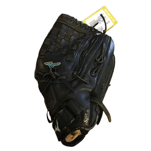Vist Large View of Product Image Which is Used Mizuno Fastpitch Softball Glove RH Throw Black 12.5"