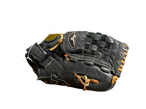 Vist Large View of Product Image Which is Used Mizuno MIZUNO BB/SB Glove RH Throw Black 11 1/2"