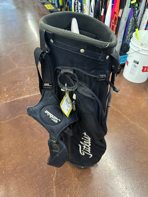 Vist Large View of Product Image Which is Used Titleist SUNDAY STAND BAG Mens Stand Bag Black