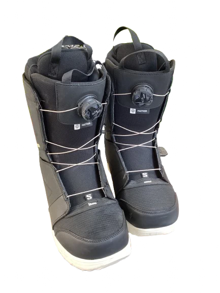 Vist Large View of Product Image Which is Used Burton FACTION BOA Mens Snowboard Boots Black Senior 10