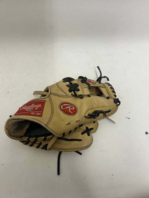 Vist Large View of Product Image Which is Used Rawlings GGE112CBB BB/SB Glove RH Throw Brown 11 1/4"