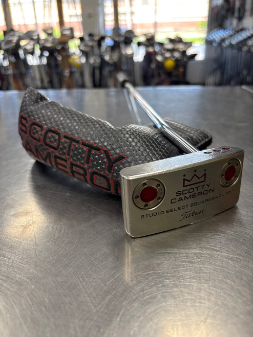 Vist Large View of Product Image Which is Used Titleist CAMERON STUDIO SELECT SQUAREBACK 1 Mens Putter RH
