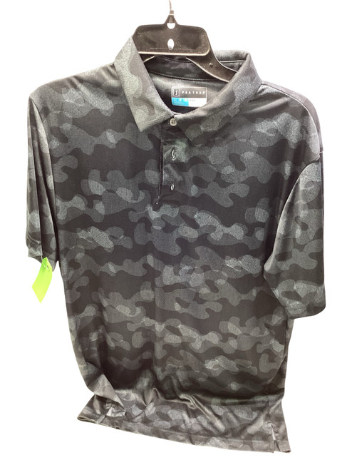 Vist Large View of Product Image Which is Used PGA Tour S.S. Golf Shirt M Grey LG