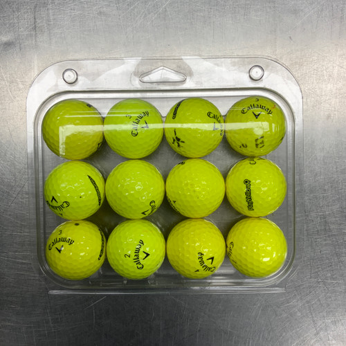 Vist Large View of Product Image Which is Used Callaway SUPER SOFT YELLOW 12 Pack - Golf Balls
