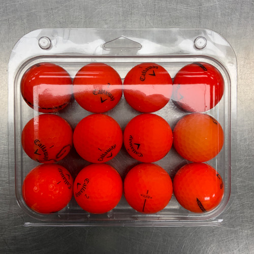 Vist Large View of Product Image Which is Used Callaway SUPER SOFT ORANGE 12 Pack - Golf Balls