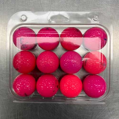 Vist Large View of Product Image Which is Used ASSORTED PINK 12 Pack - Golf Balls