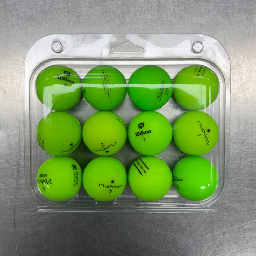 Vist Large View of Product Image Which is Used ASSORTED GREEN 12 Pack - Golf Balls