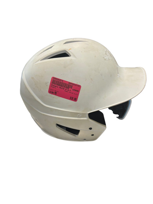 Vist Large View of Product Image Which is Used Champro HXJJG 6.5-7 Batting Helmet No Mask White MD