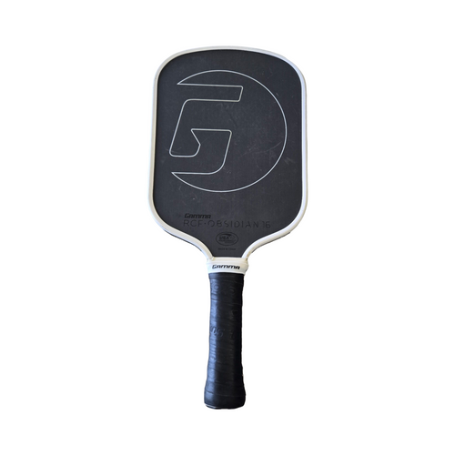 Vist Large View of Product Image Which is Used Gamma Sports RCF OBSIDIAN 16 PADDLE Pickleball Racquet Black